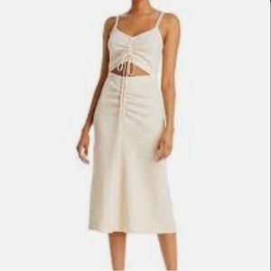 Worn Once! LUCY PARIS ‘Korii Cutout Ribbed Knit Midi’ Dress